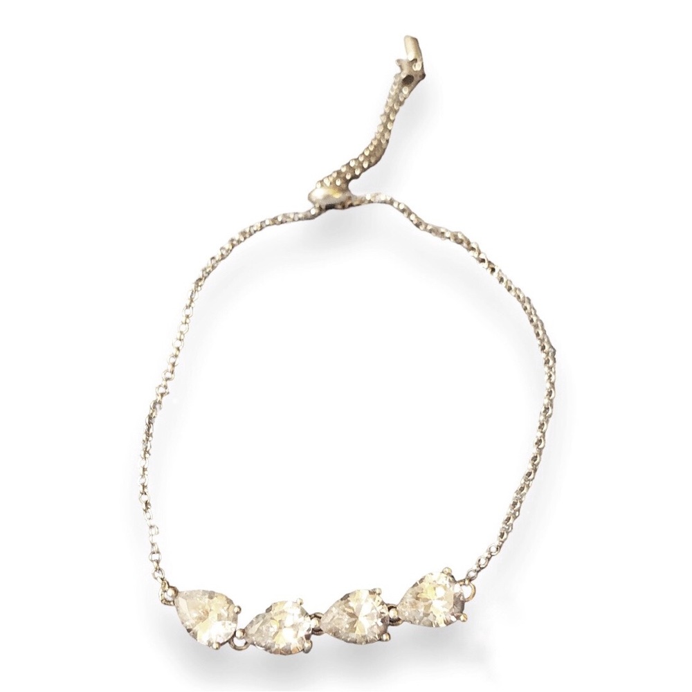 Sterling silver and CZ bracelet